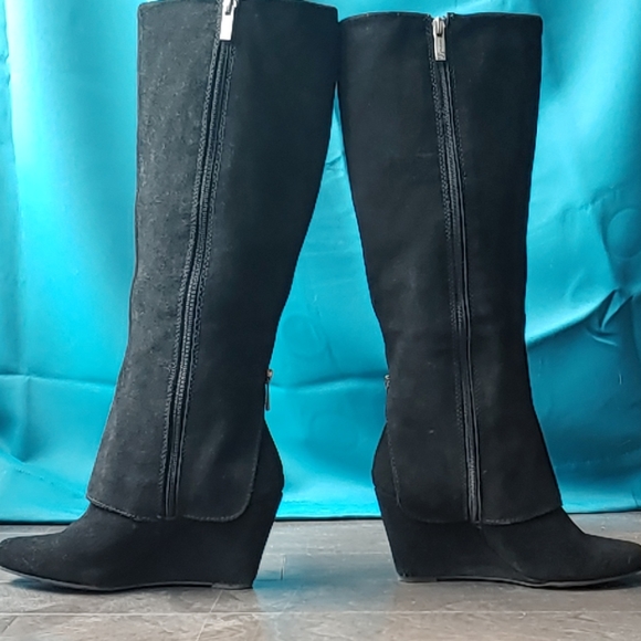 Jessica Simpson Platform Suede Boots - Picture 3 of 5